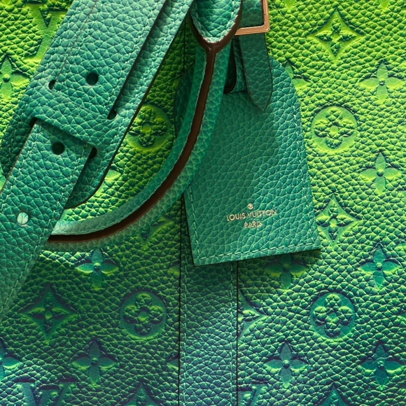 RARE Louis Vuitton Monogram Illusion Leather Keepall Tote Virgil Abloh M59688 - Picture 4 of 12